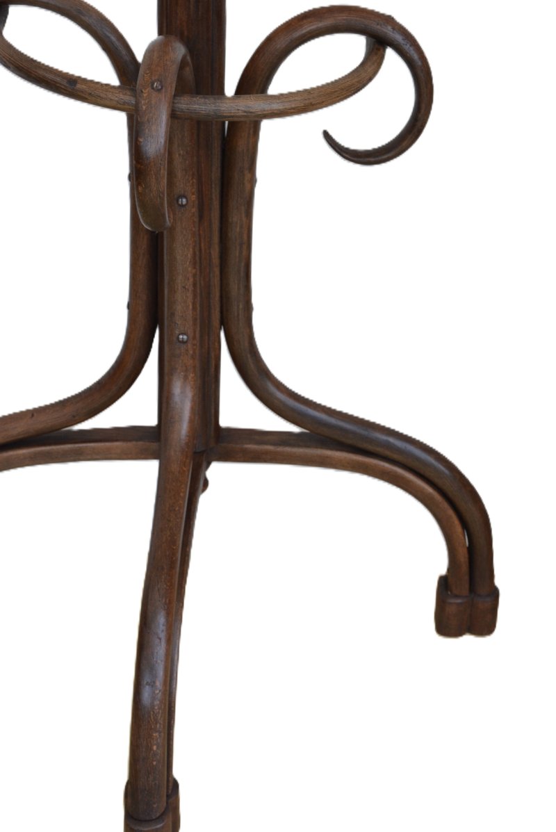 Antique Bentwood Coat Stand, Half Round Design Hall Stand, C1900, Thonet Style - Image 7